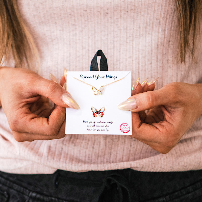 Spread Your Wings Butterfly Necklace