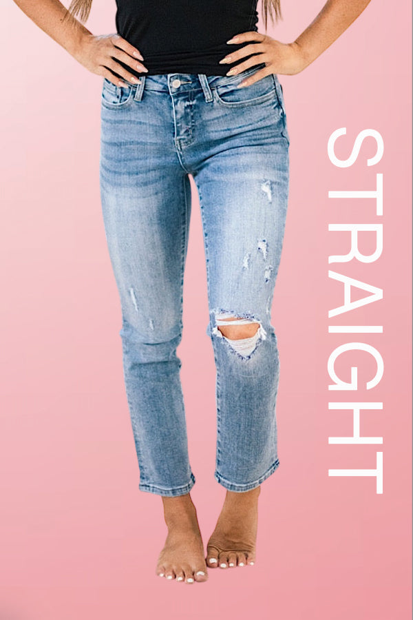 Women's Straight-Leg Jeans