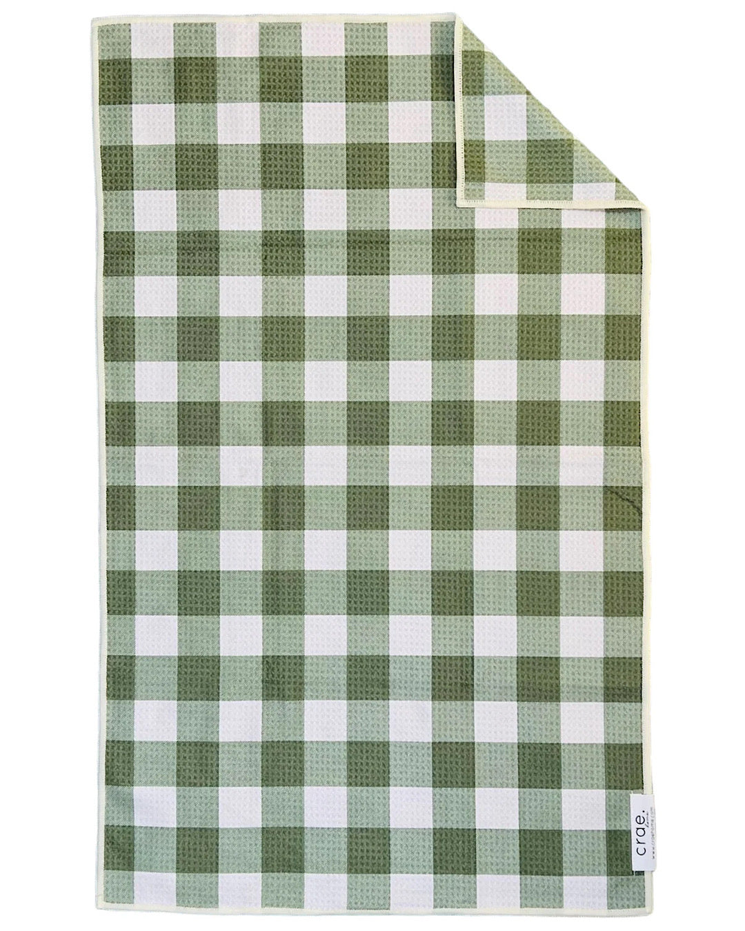 NEW! Crae Home Double Sided Hand Towel - 6 Styles Crae Home One Size Olive