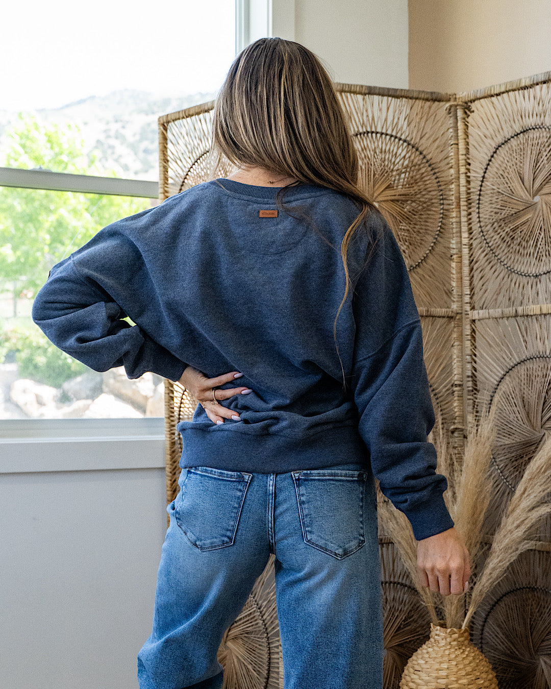 Wanakome Winnie Tulip Sweatshirt - Navy Wanakome