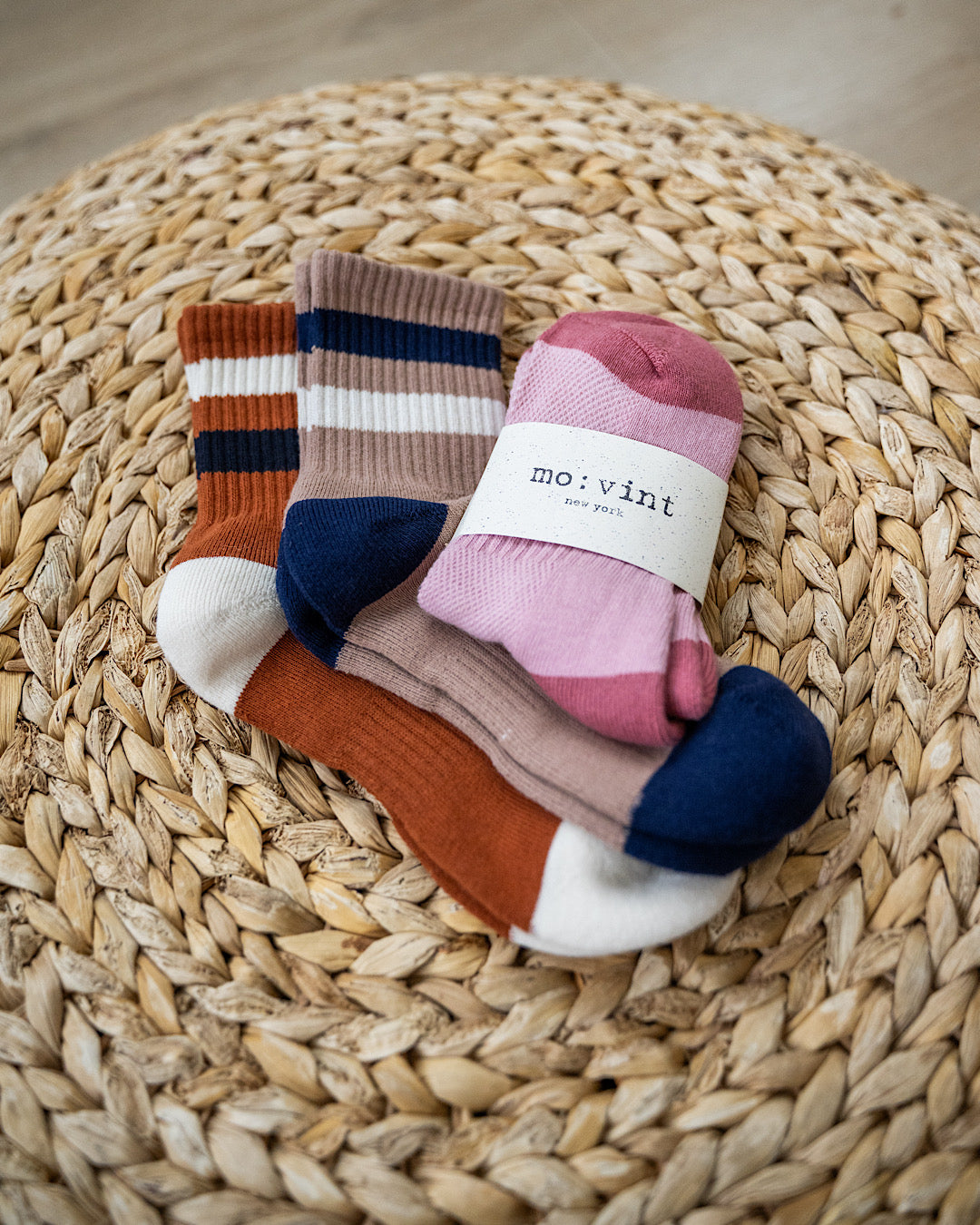 NEW! Striped Color Block Socks - 3 Options Very J