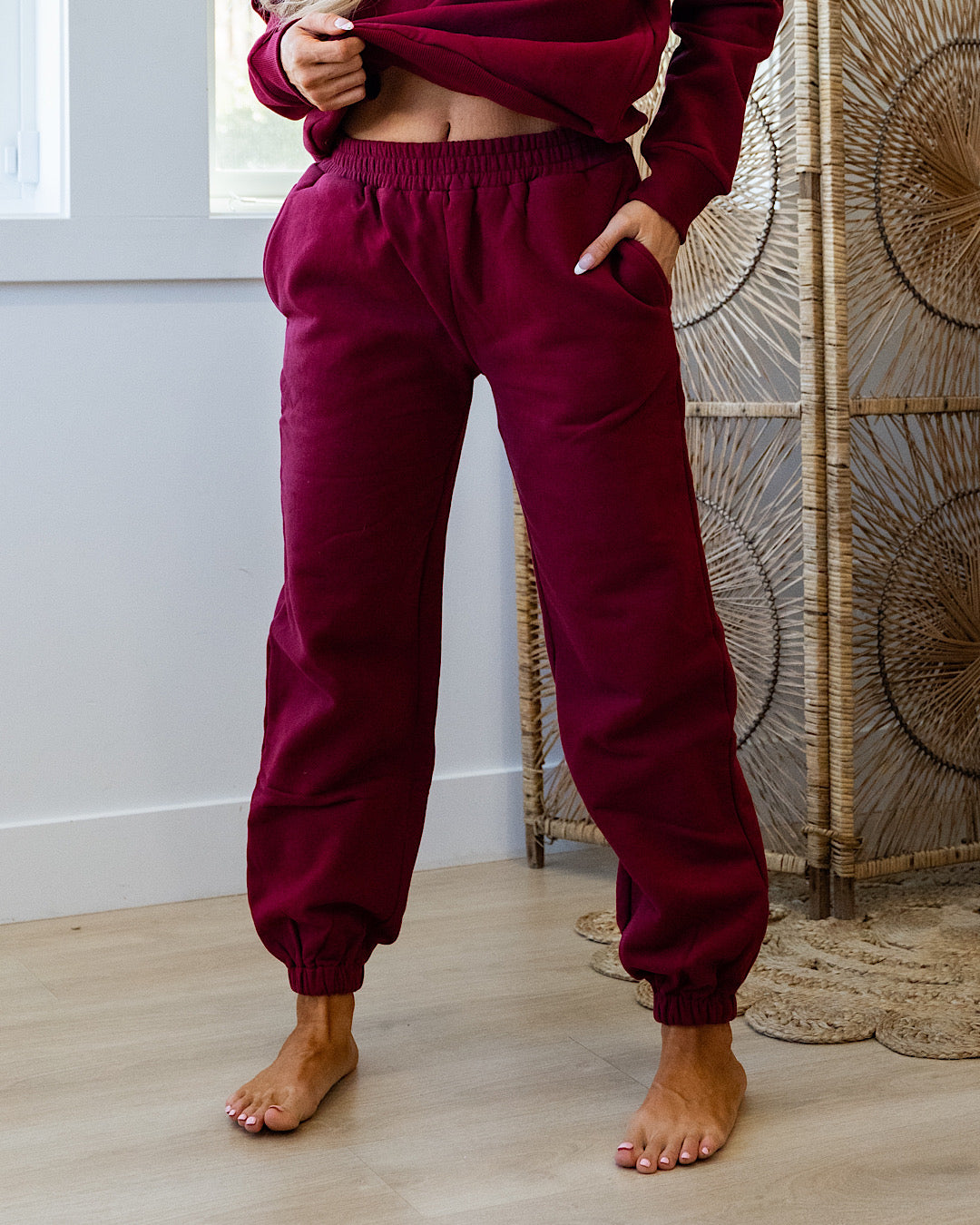 NEW! Ampersand Ave Never Better Joggers - Wine  Ampersand Ave   