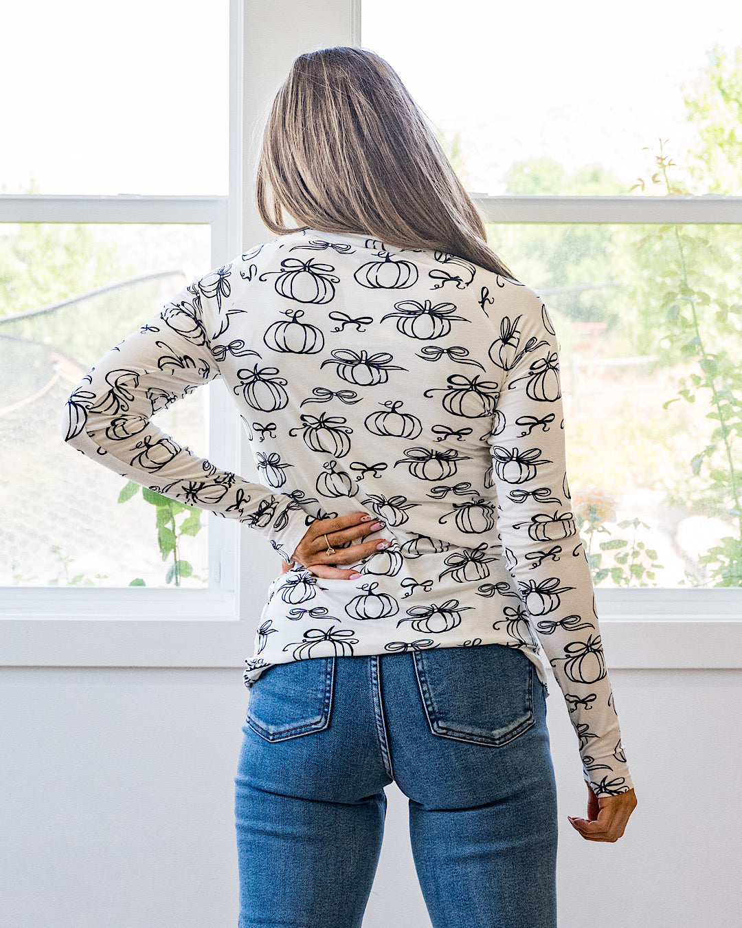 NEW! Blair Long Sleeve Top - Classic Pumpkins