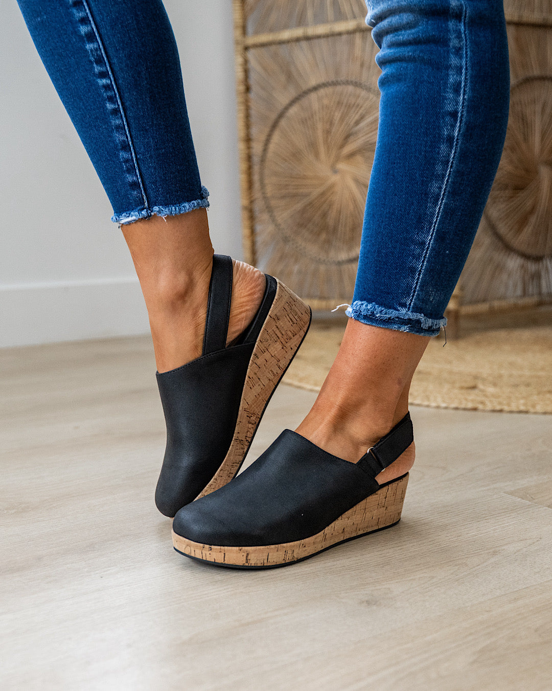 NEW! Corkys Low Temps Wedge Clogs - Black Corkys Footwear