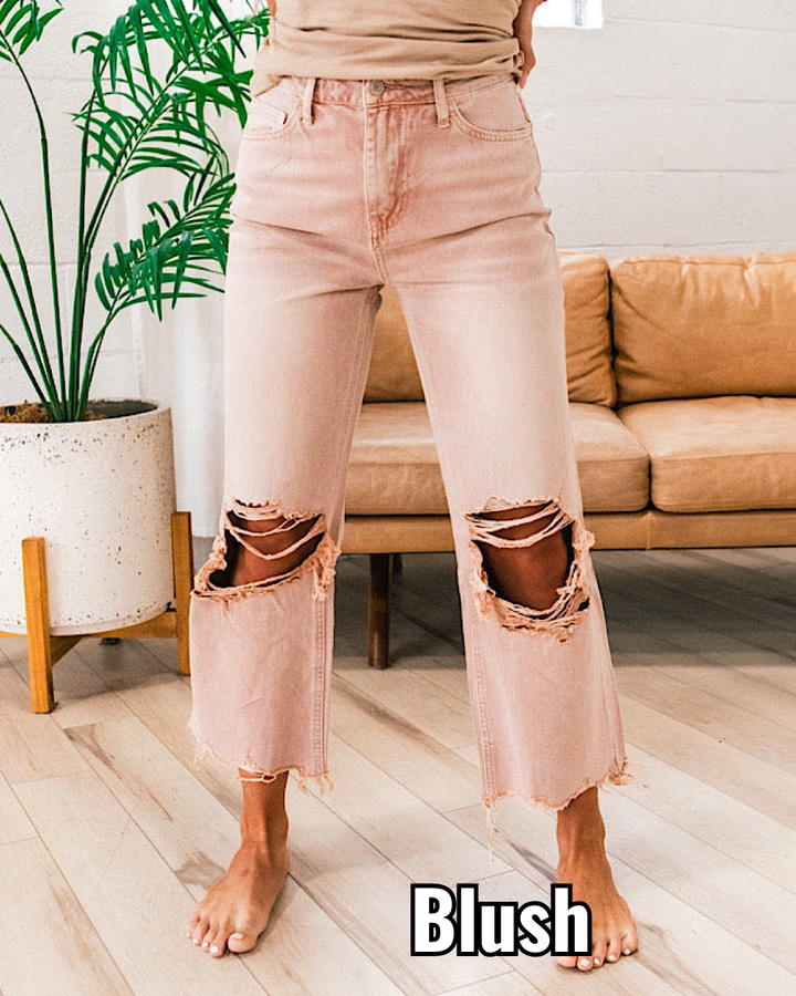 Vervet 90's Crop Flare Jeans - Color Options Available! Vervet