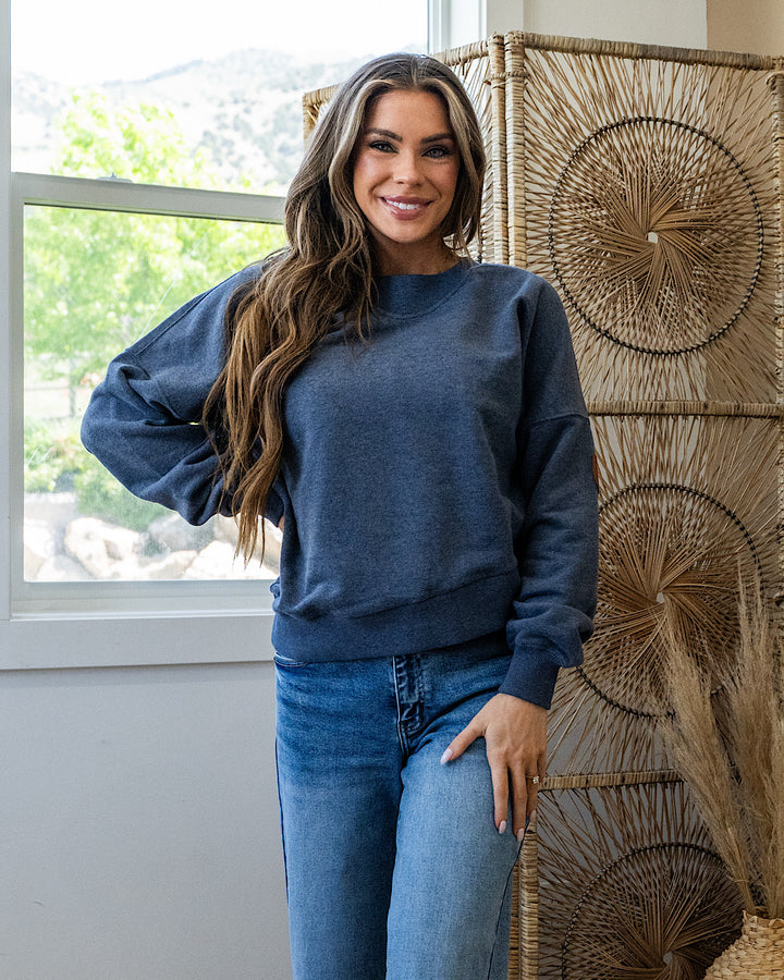 Wanakome Winnie Tulip Sweatshirt - Navy Wanakome