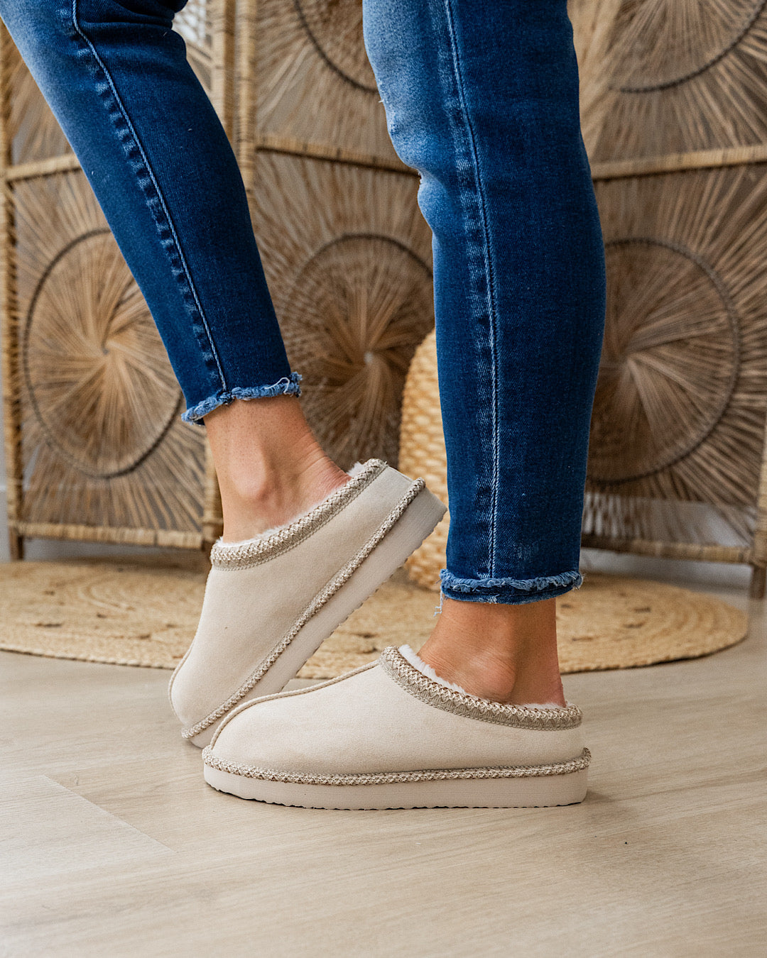 Very G Georgina Slippers - Cream