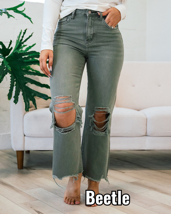 Vervet 90's Crop Flare Jeans - Color Options Available! Vervet
