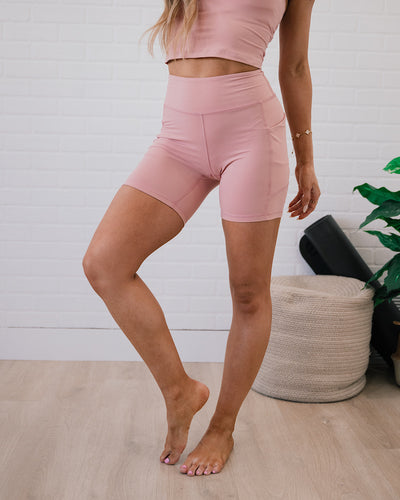 NEW! Rae Mode Biker Short Shorts - Pink  Rae Mode   