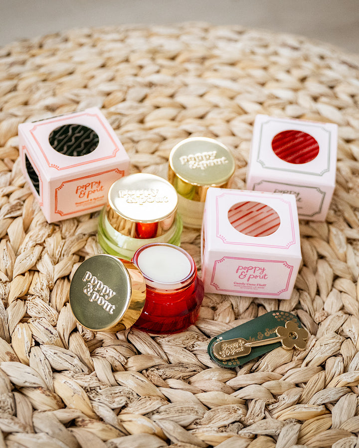 Poppy & Pout Holiday Moisturizing Lip Mask - 3 Flavors