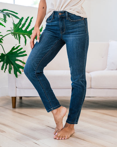 Judy Blue Olivia Relaxed Fit Jeans - Short, Regular and Long Pants Judy Blue   