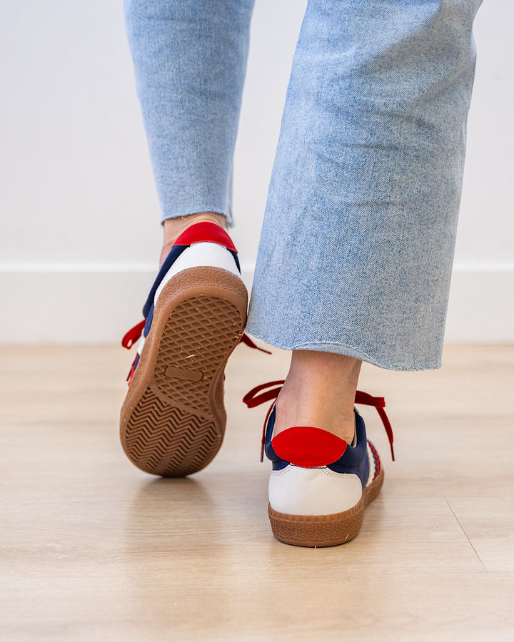 NEW! Corkys Heads Up Sneakers - Red, White and Blue Corkys Footwear