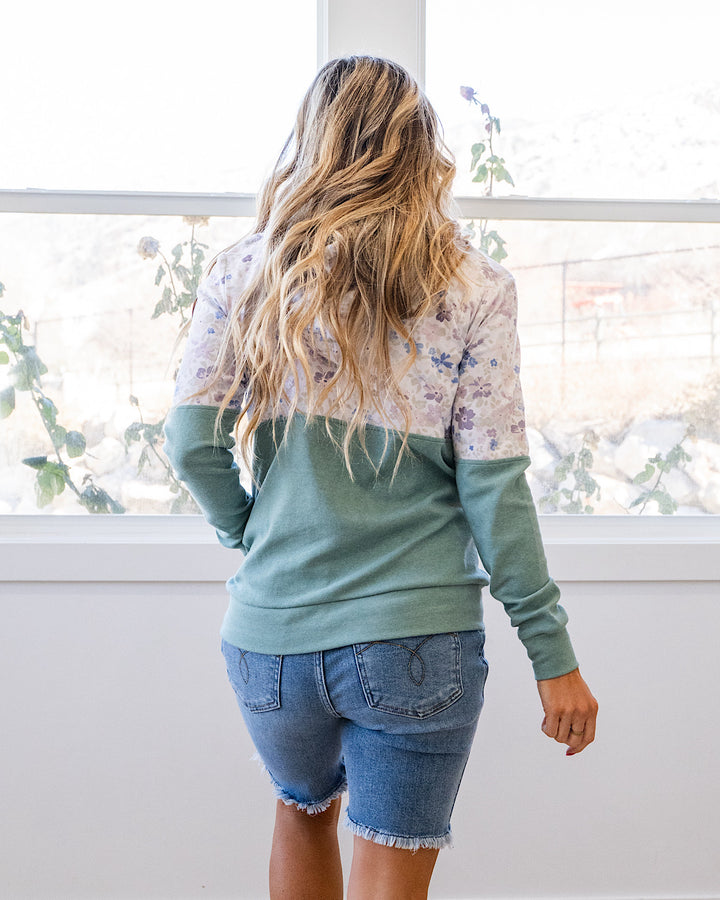 NEW! Hailey Pullover Hoodie - Spring Meadows and Sage Michelle Mae