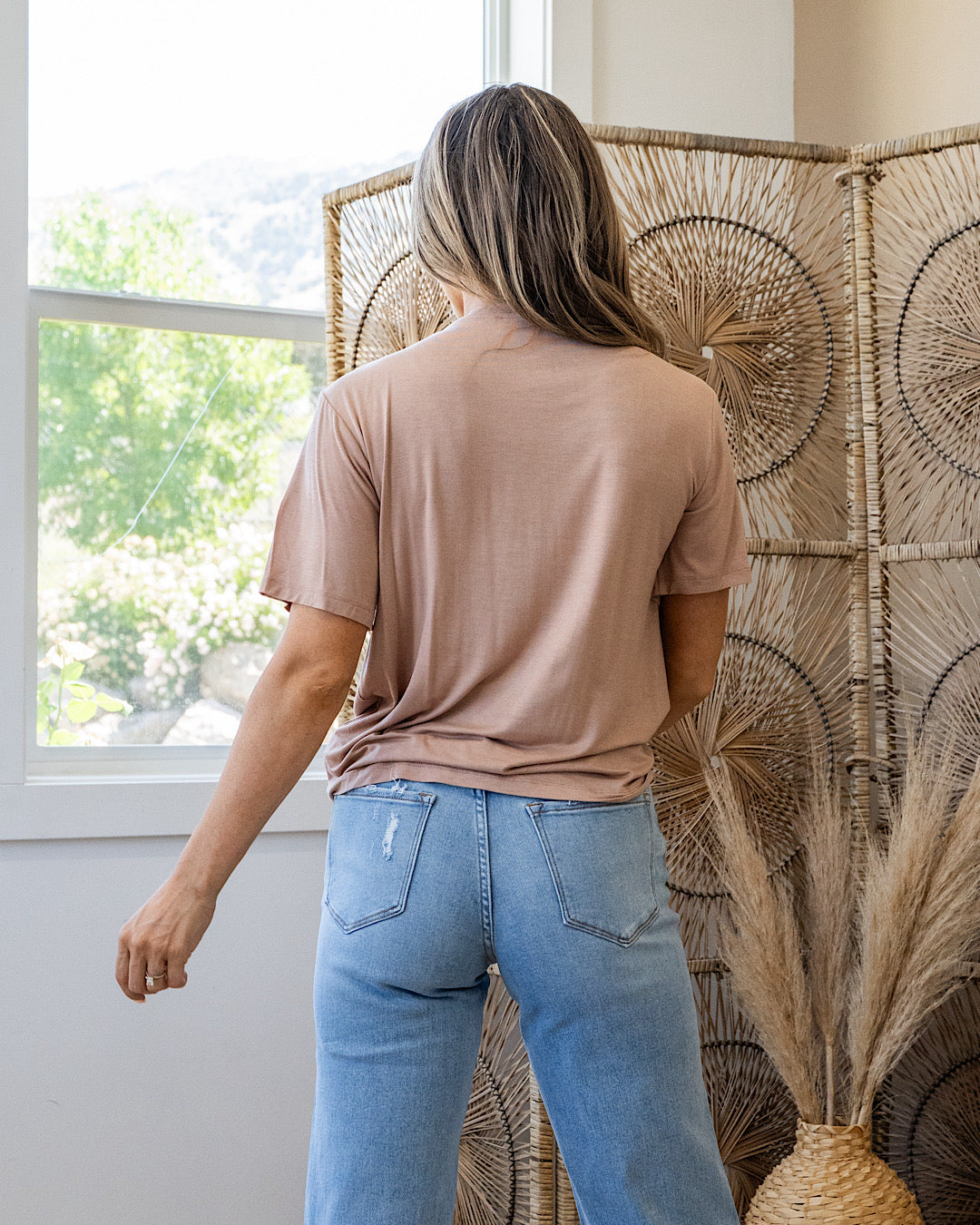 NEW! Bethany Pocket Top - Dark Taupe Hyfve