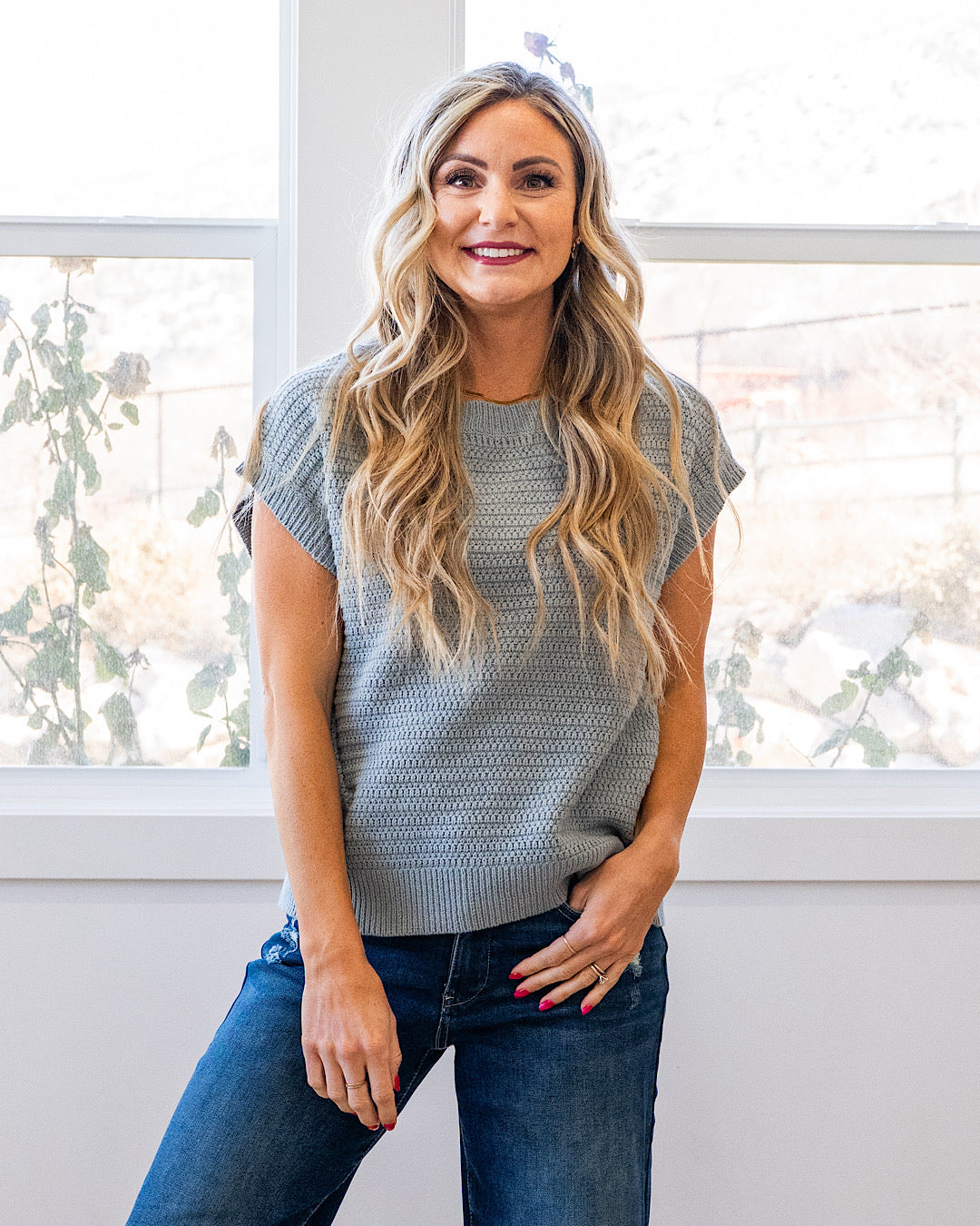 Blindsided Crochet Knit Top - Color Options Available!