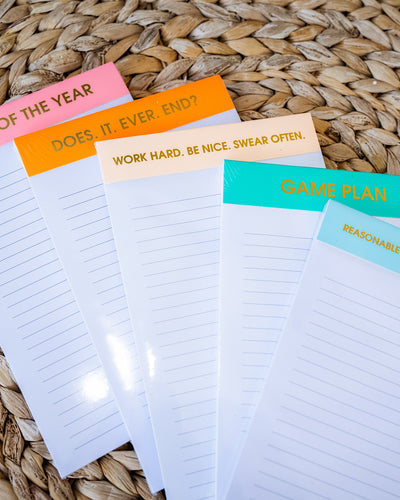 NEW! Note Pads - 5 Sayings  Chez Gagne   