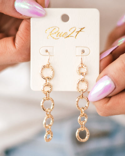 Gold Chain Earrings  Trendy Wholesale   