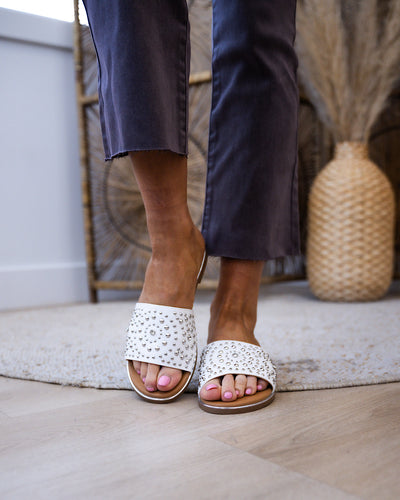 NEW! Corkys Bail Money Slip On Sandals - White  Corkys Footwear   