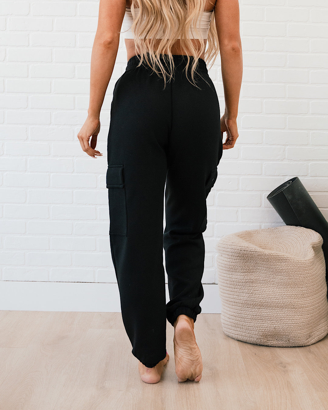 Rae Mode Cargo Joggers - Black