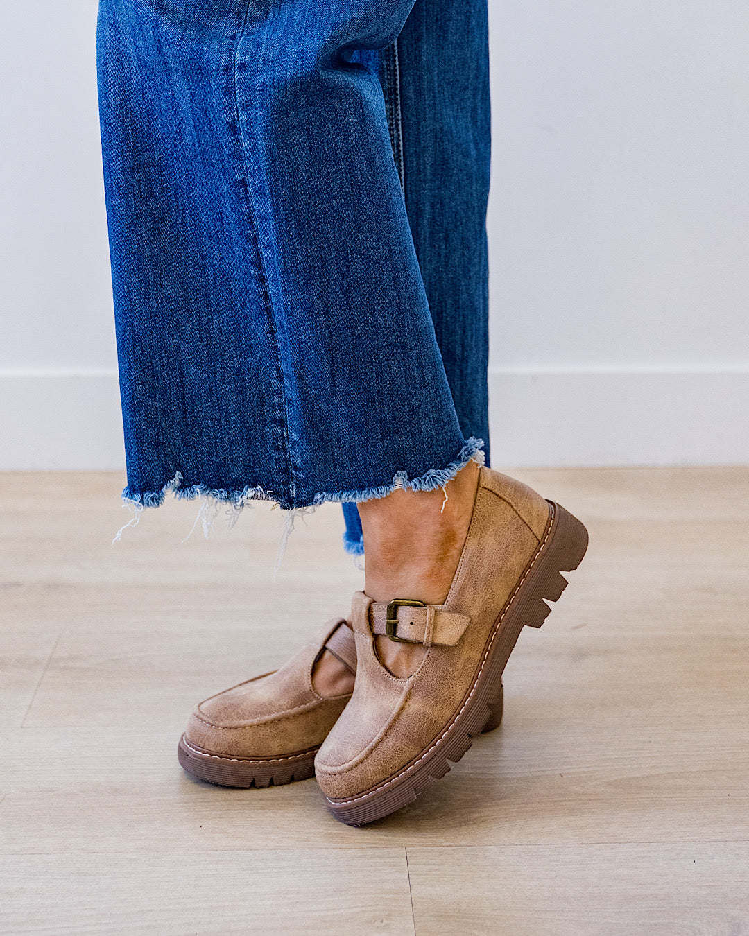 NEW! Very G Roni Mary Jane Loafers - Beige