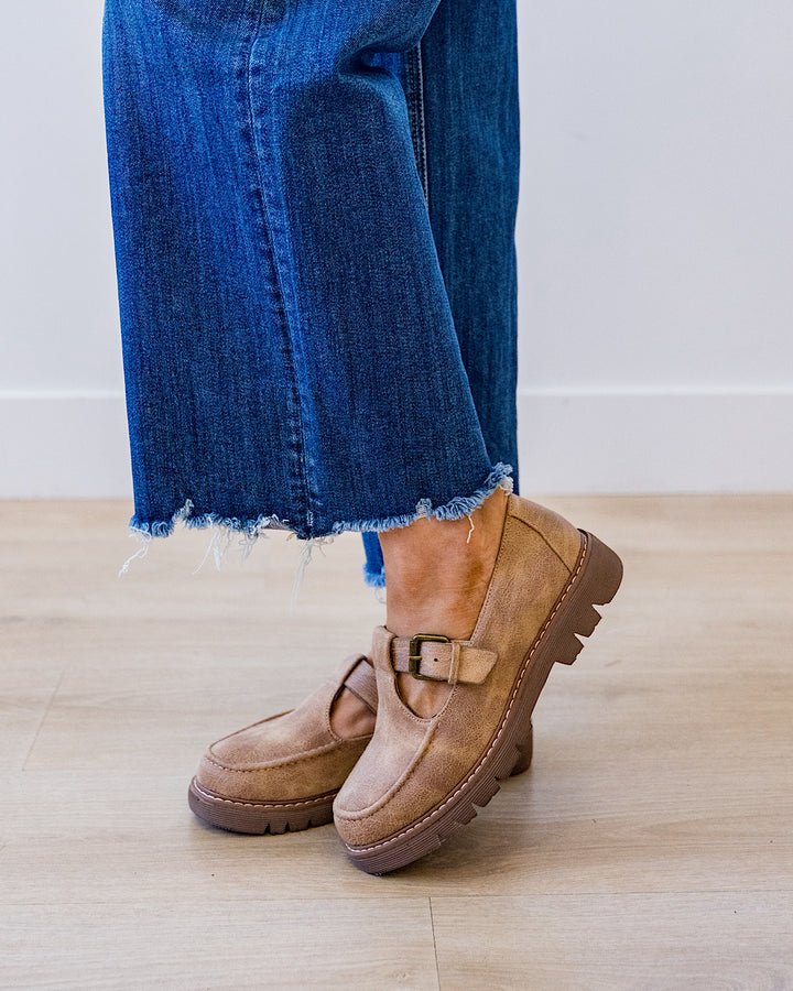 NEW! Very G Roni Mary Jane Loafers - Beige