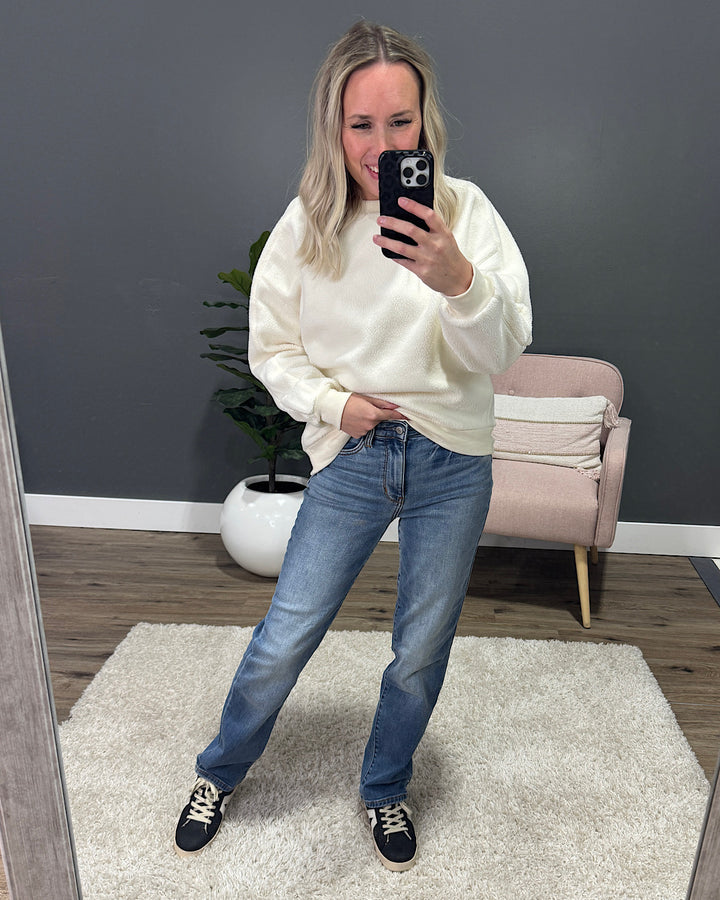 NEW! Judy Blue Bridget Thermal Straight Jeans Judy Blue