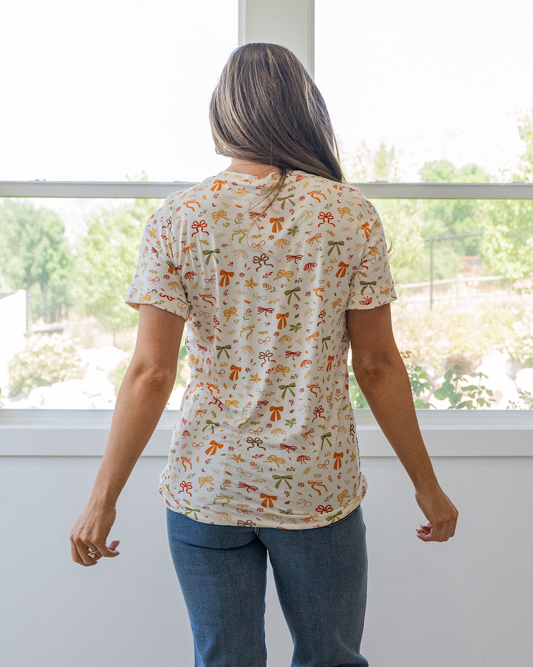 NEW! Sophie V Neck Top - Harvest Bows Michelle Mae