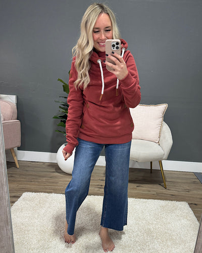 Wanakome Artemis Hoodie - Rustic Red  Wanakome   