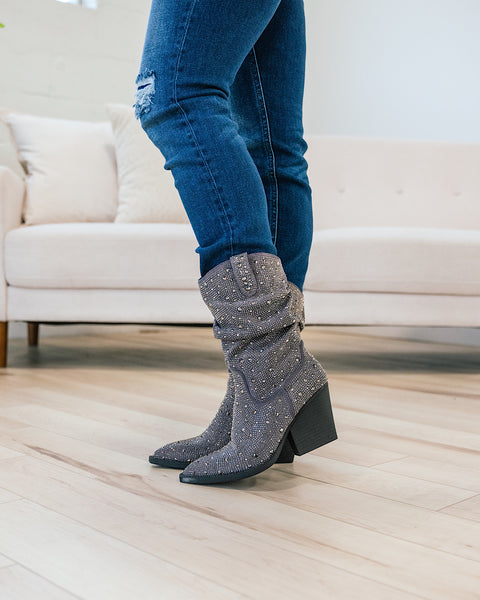 Very G Kady Slouch Boots Gray FINAL SALE