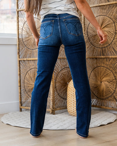 NEW! Judy Blue Nova Thermal Straight Jeans Judy Blue