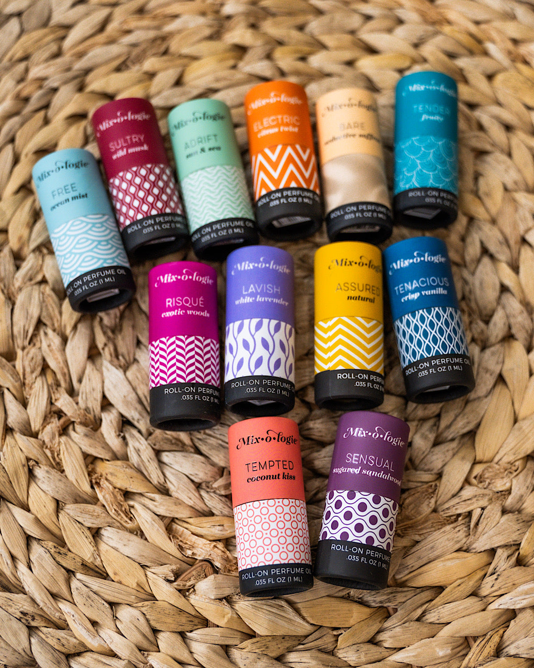 Mini Rollerball Keychain Perfume - 12 Scents