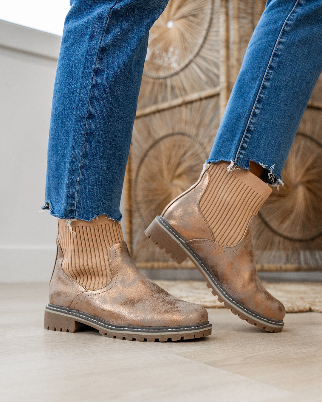 NEW! Corkys Cabin Fever Bootie - Washed Bronze  Corkys Footwear   