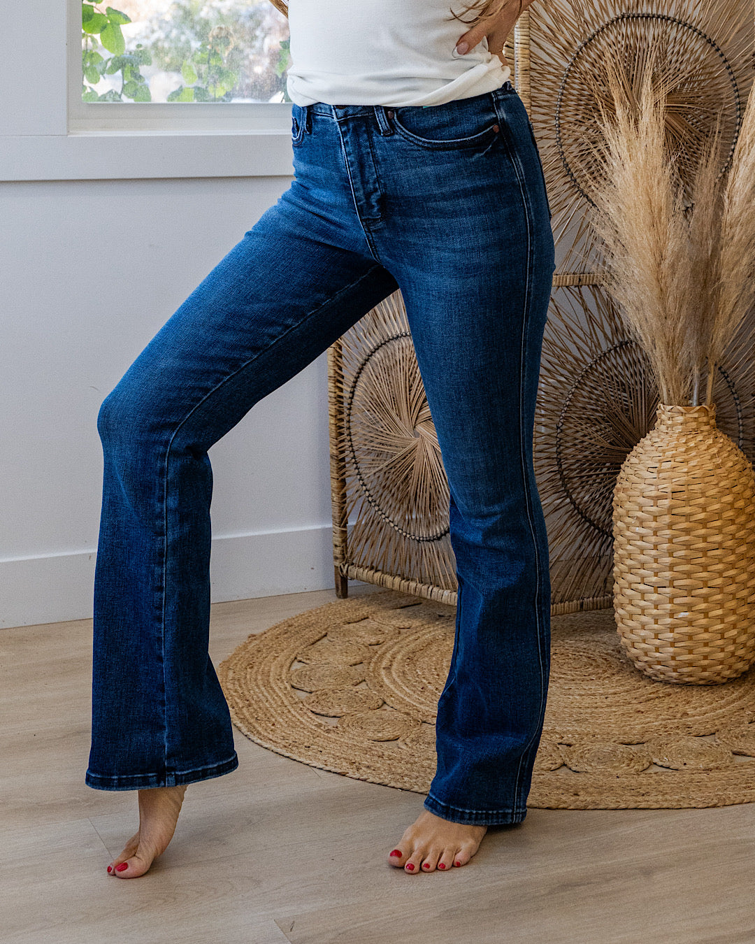 NEW! Judy Blue Greta Control Top Bootcut Jeans - Short, Regular and Long Judy Blue