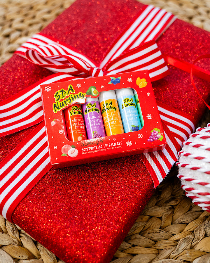 DOORBUSTER! Holiday Lip Balm Set - 6 Flavors