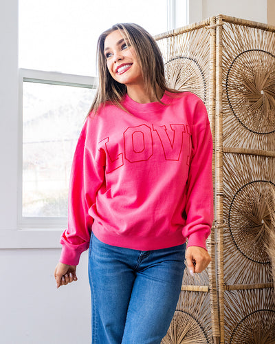 NEW! Love Pink Berry Sweatshirt