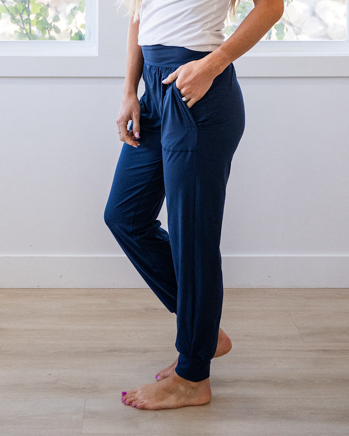NEW! Yoga Joggers - Navy Rae Mode