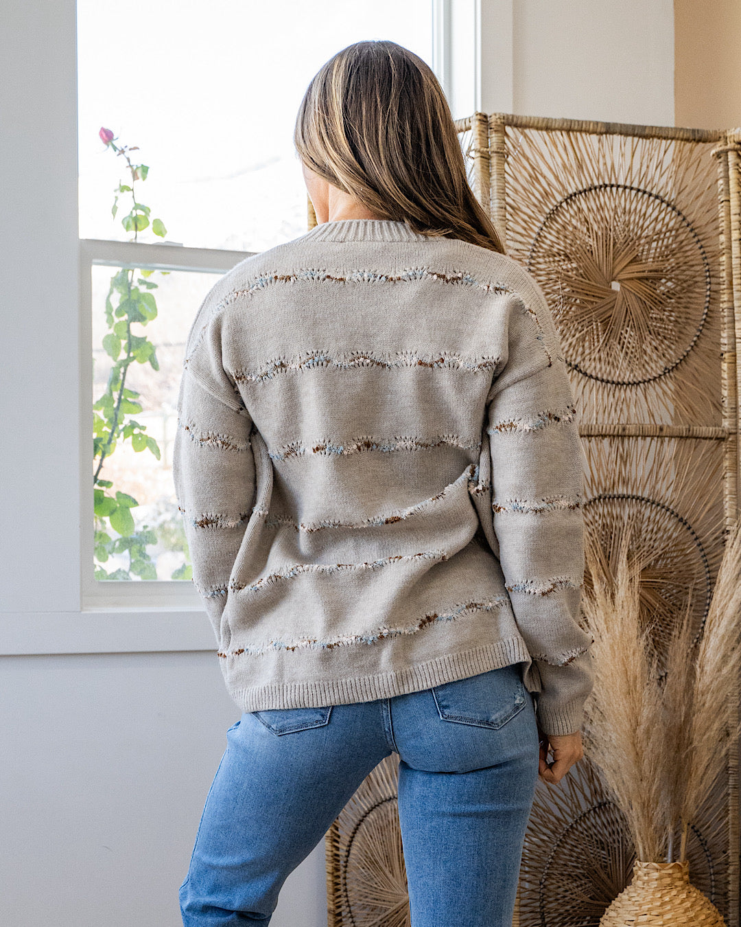 NEW! Mandy Open Front Cardigan - Oatmeal