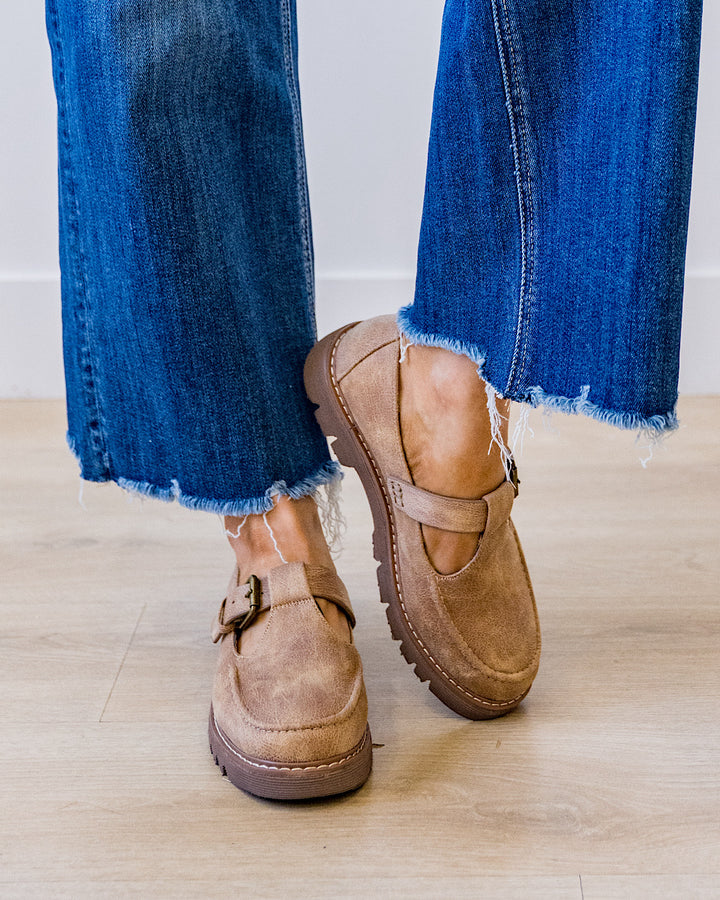 NEW! Very G Roni Mary Jane Loafers - Beige