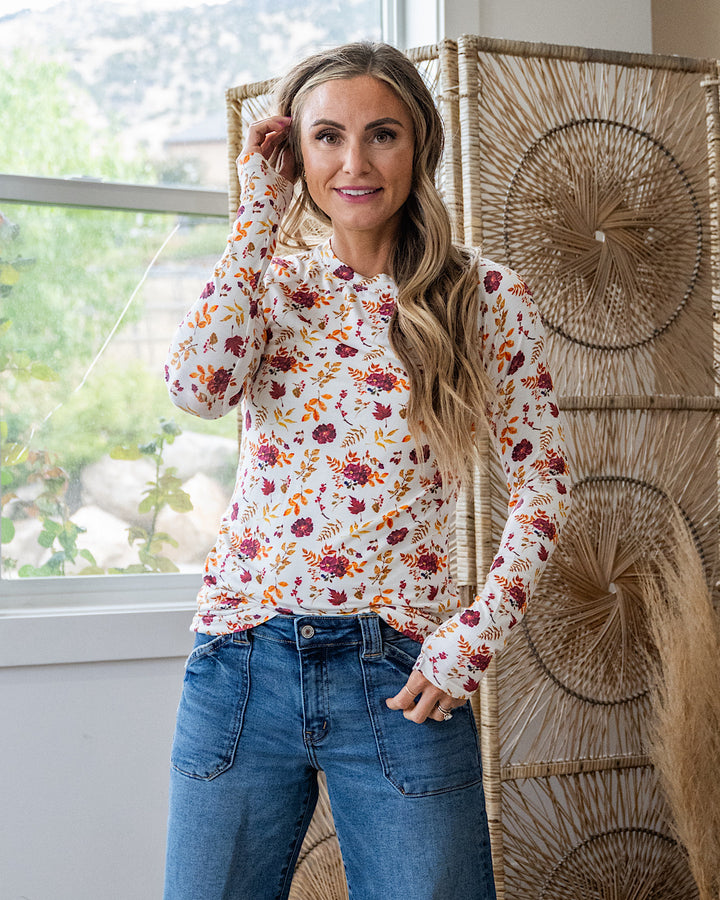 NEW! Blair Long Sleeve Top - Autumn Floral Michelle Mae