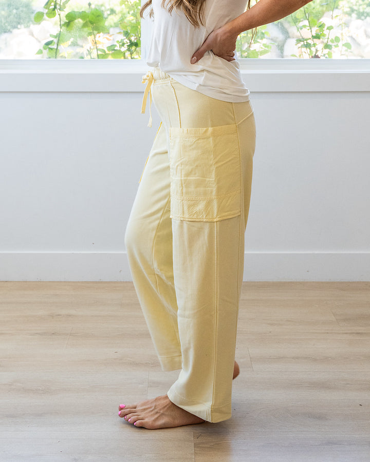 NEW! Rae Mode Terry Comfy Pants - Lemonilla