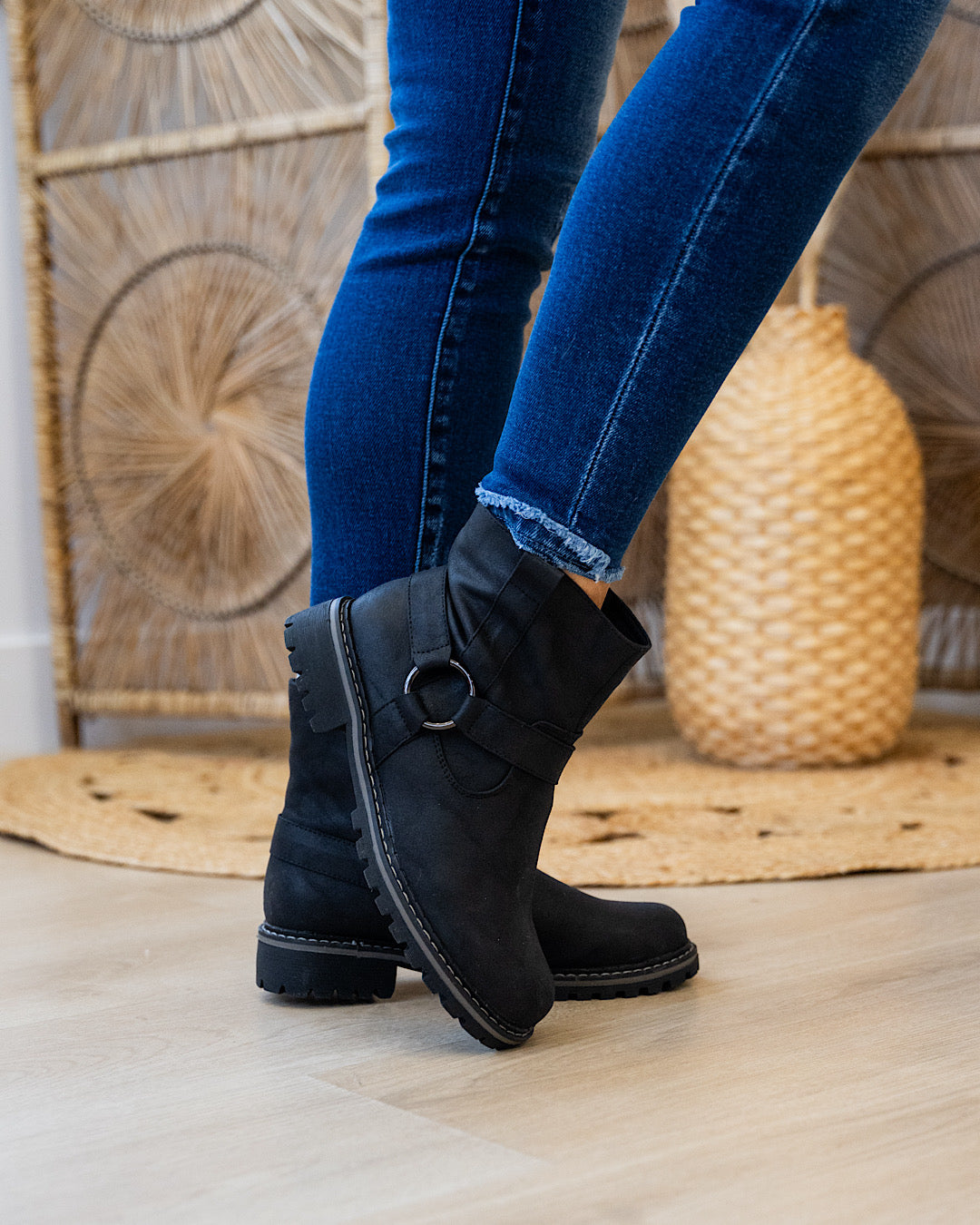 Corkys Fall In Love Boots - Black Oil Corkys Footwear