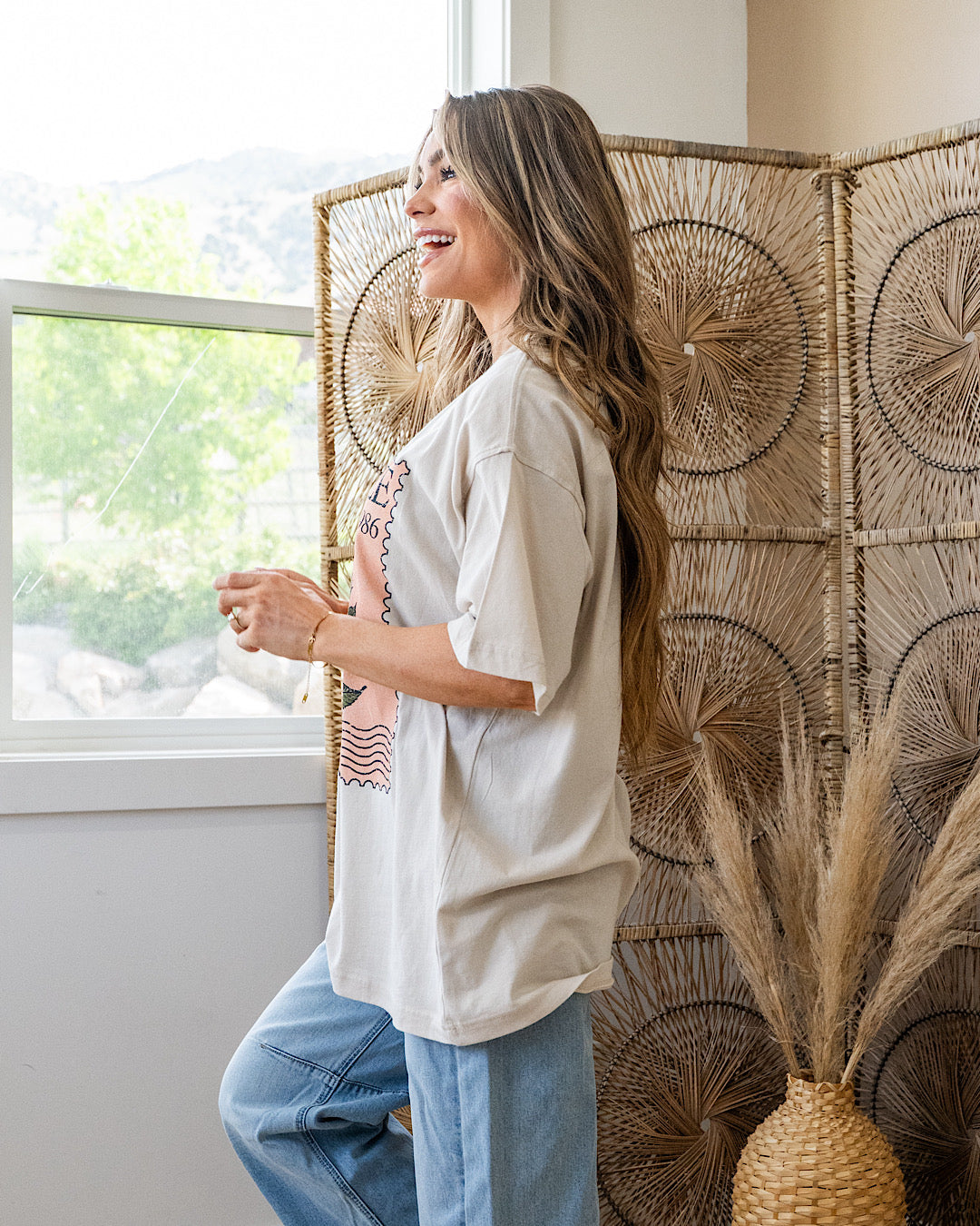 Nashville Postage Stamp Vintage Tee - Bone SALE Zutter