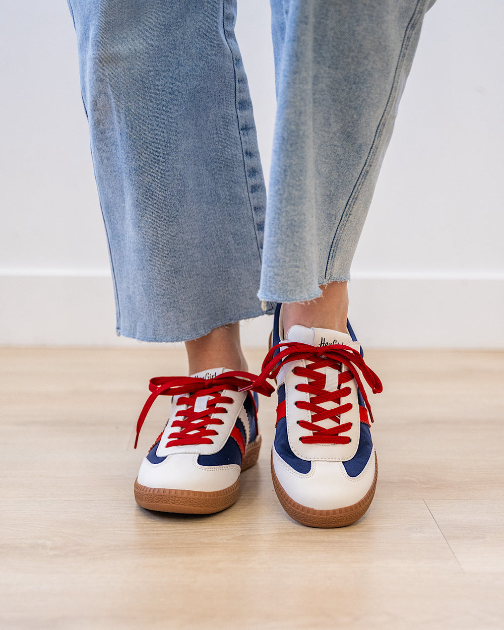 Corkys Heads Up Sneakers - Red, White and Blue Corkys Footwear