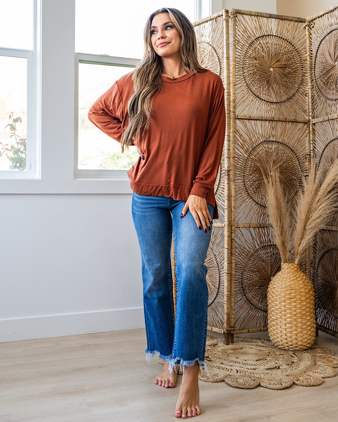 NEW! Eve Dolman Sleeve Top - Hazelnut Sew In Love