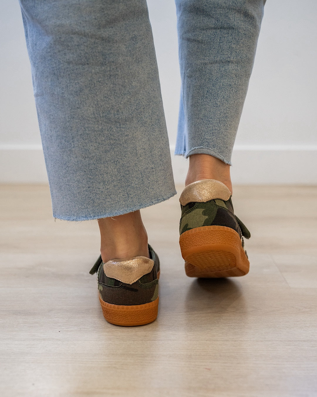 Corkys Calm Down Mary Jane Sneakers - Camo Corkys Footwear