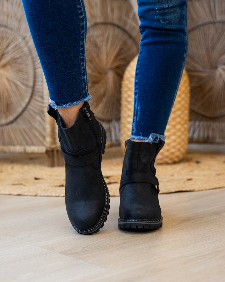 Corkys Fall In Love Boots - Black Oil Corkys Footwear