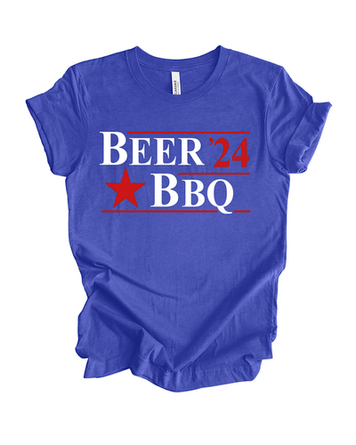 PREORDER! NEW! Beer & BBQ Tee - 2 Colors  Mugsby   