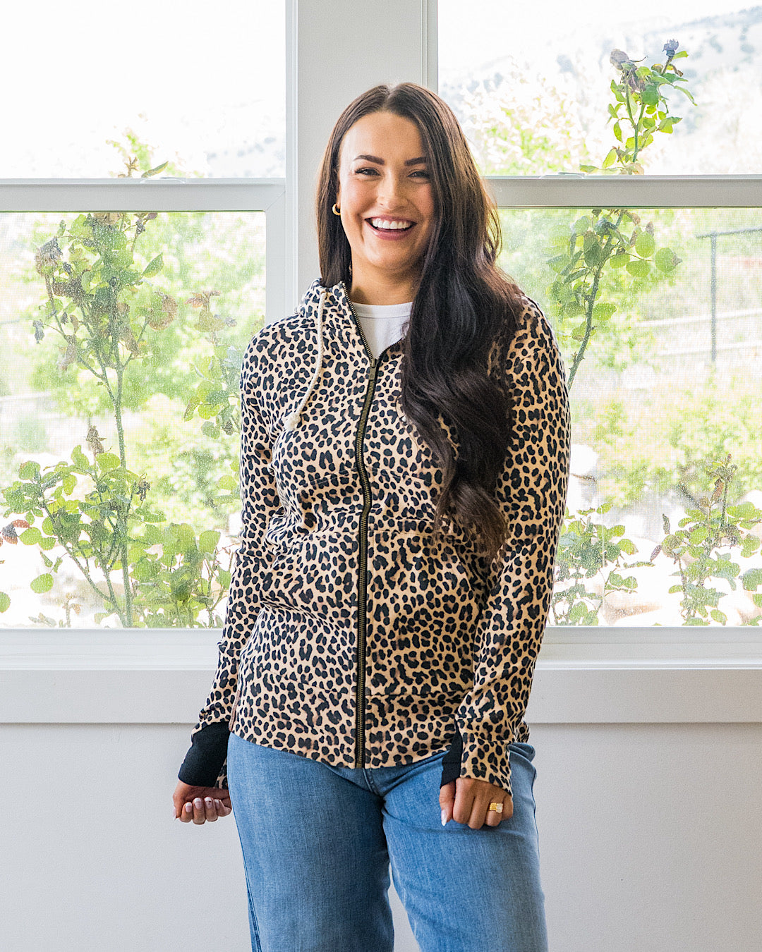 NEW! Ampersand Ave Wild & Wanderlust FullZip Sweatshirt