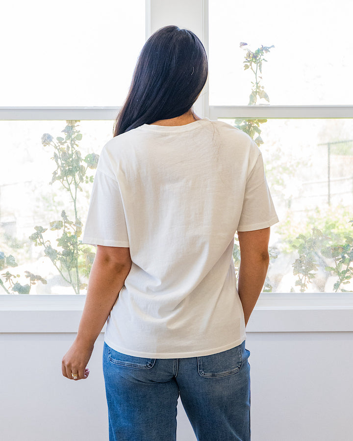NEW! Berry Delicious Ivory Tee Tres Bien