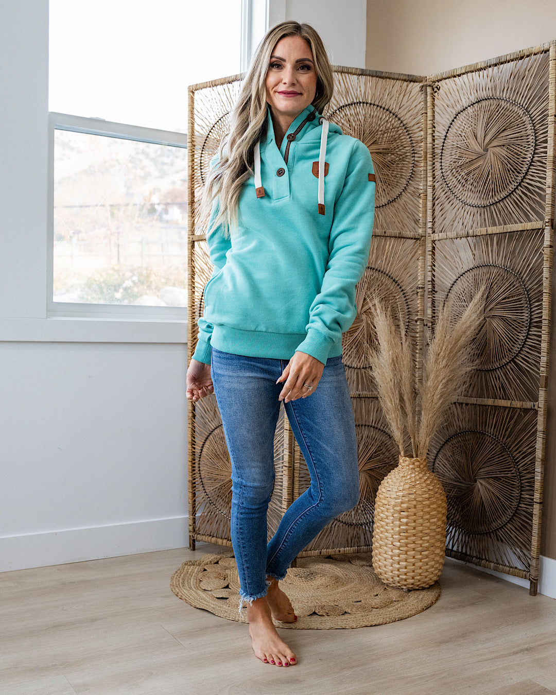 NEW! Wanakome Jas Hoodie - Cove Wanakome